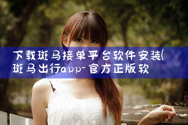 下载斑马接单平台软件安装|糖心Vlog