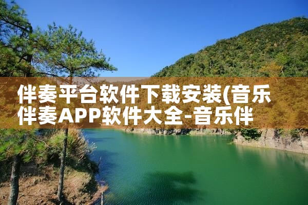 伴奏平台软件下载安装|P站专业版