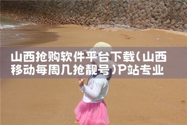 山西抢购软件平台下载|P站专业版